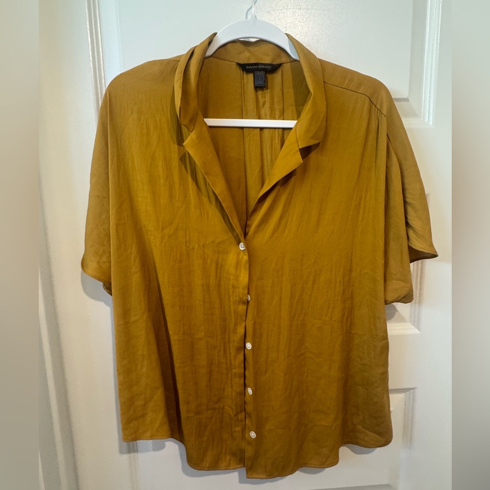 Banana Republic Golden Yellow Top
